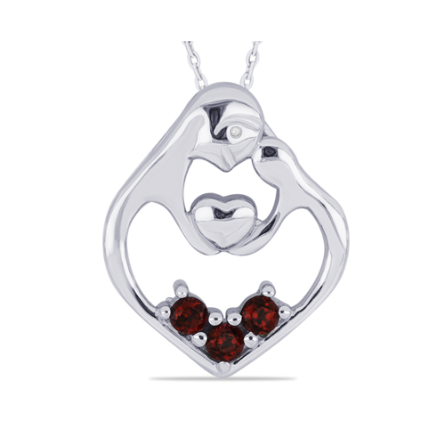 BUY 925 STERLING SILVER NATURAL GARNET GEMSTONE PENDANTS